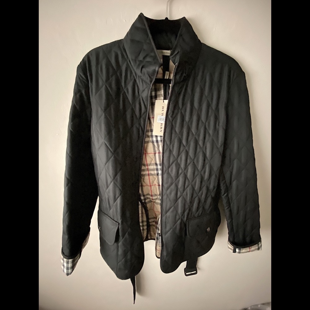 Burberry diamond quilted jacket